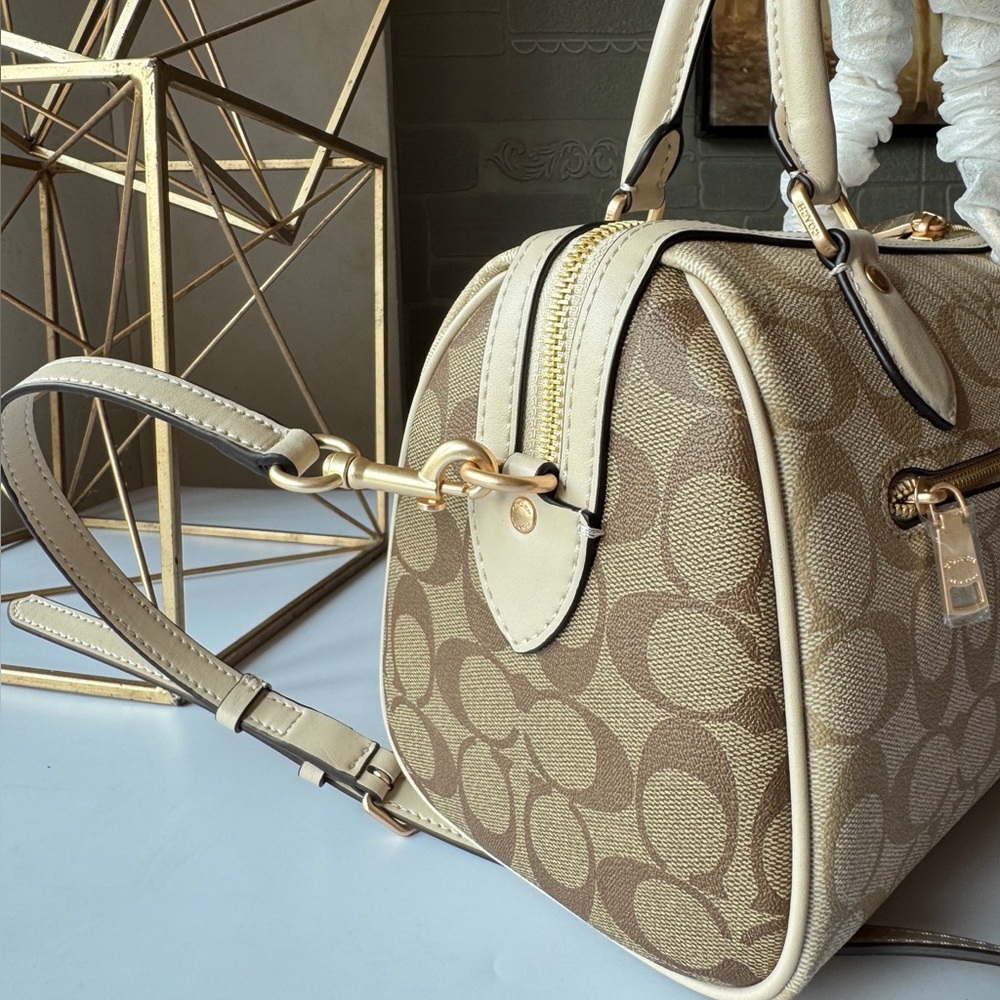 COACH Rowan 18 Mini Satchel in Signature Canvas - Picture 3 of 8